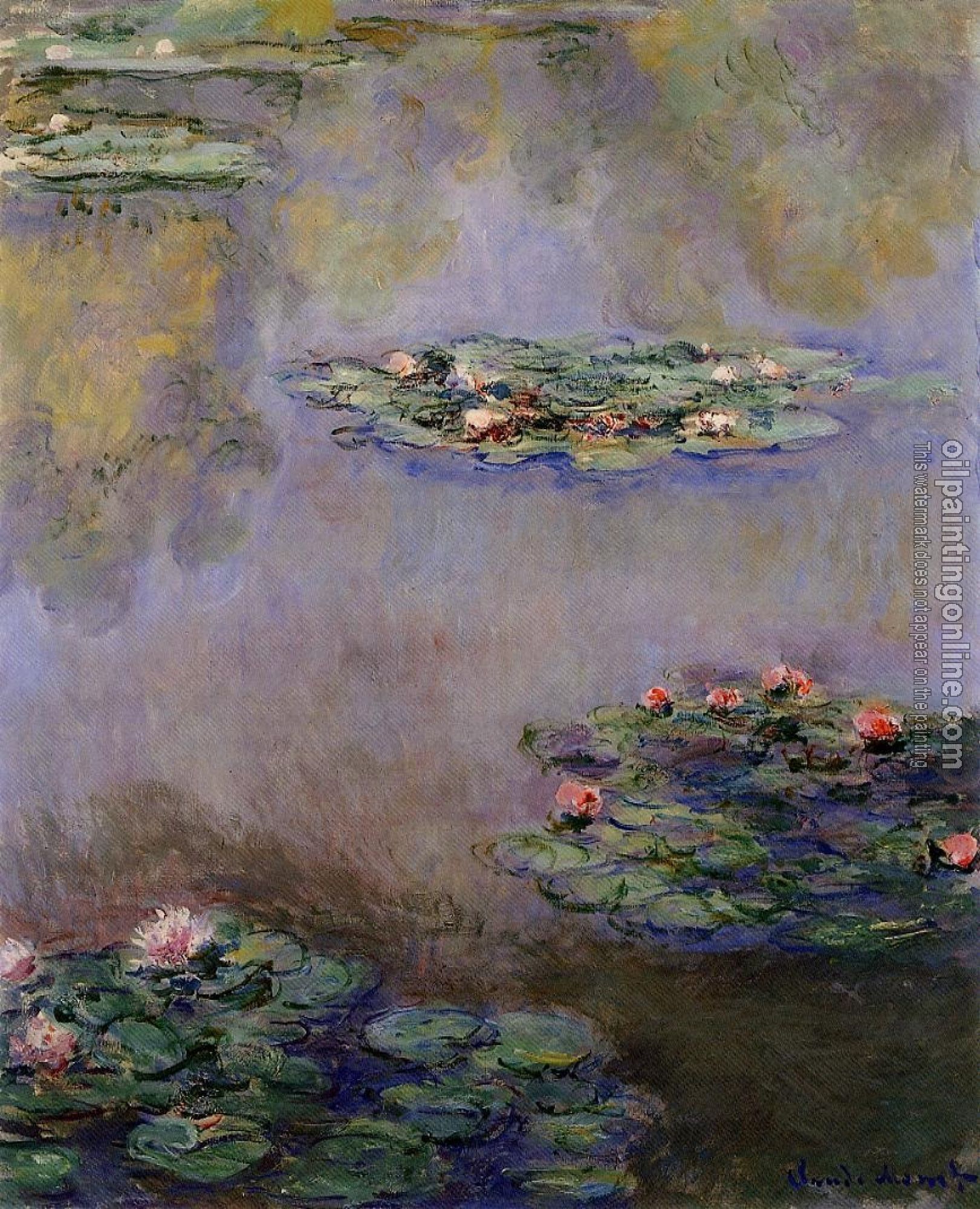 Monet, Claude Oscar - Water Lilies